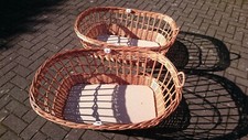 RATTAN BABYKORB MOSESKORB BABYKÖRBCHEN STUBENWAGEN WIEGE KORBGEFLECHT BABYBETT .