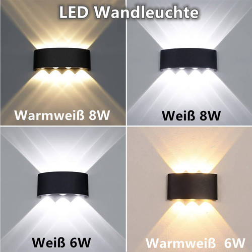 Led wandleuchte außen innen - außen,