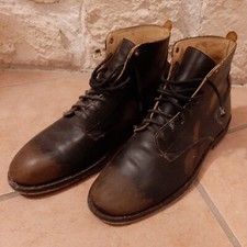 By Hudson Schuhe Damen Boots Braun Echtleder Gr. 40 Hudson London