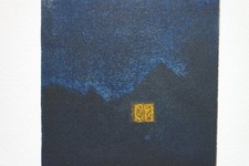 Aquatinta-Radierung „Blaue