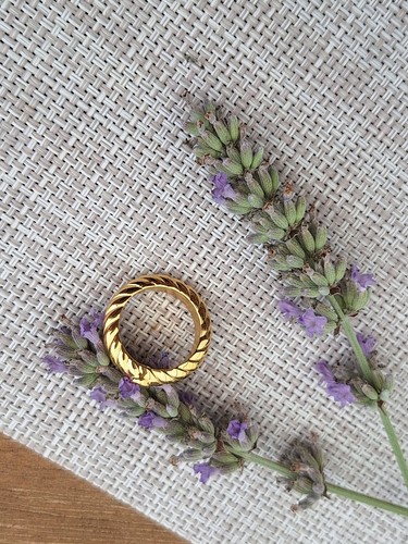 Ring edelstahl gold - edelstahl,,