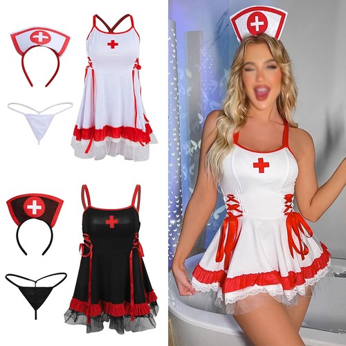 Damen krankenschwester kostüm - damen,