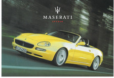 Autoprospekt maserati spyder - maserati,