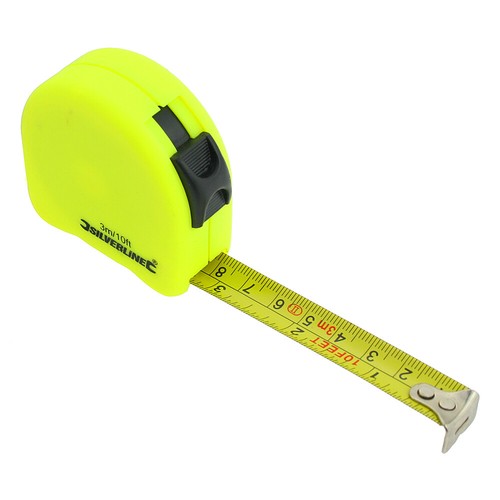 Rollbandmaß signalfarbe - in,