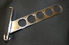 2x  Lochband Gitterhaken für Drahtgitter Dekogitter 10 x 10 cm schräg NEU