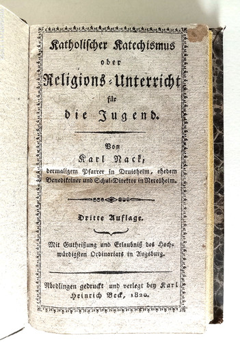 Katholischer katechismus oder - katholischer,