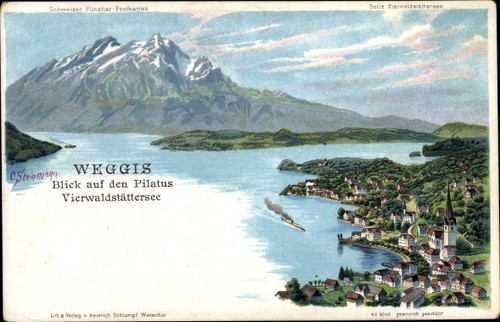 Künstler litho steinmann - steinmann,, c