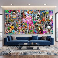 Banksy Graffiti Wandkunst