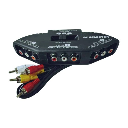 3-Wege-Audio-Video-AV-Umschalt