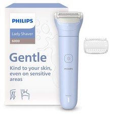 Philips Lady Shaver Series 6000 - kabelloser elektrischer Rasierer für die Nass