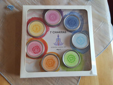 7 Chakra Kerzen in der Dose im Set 7 x 48 gr