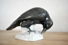 Rabe Porzellan Figur Vogelfigur Vogel SCHIERHOLZ- Porzellanfigur 1A Zustand