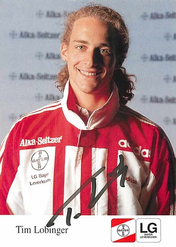 Tim lobinger autogrammkarte - tim,