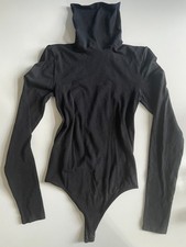 wolford Rollkragen String Body schwarz Gr.S  Langarm black longsleeve Cotton