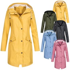 Übergangsjacke Damen Kapuzenjacke Windjacke Kapuze Jacke Hooded Windbreaker Mode