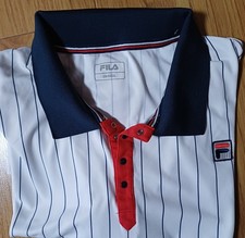 FILA STRIPES TENNIS POLOSHIRT  XXXL