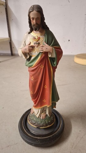 Antike gips jesus figur - gips,
