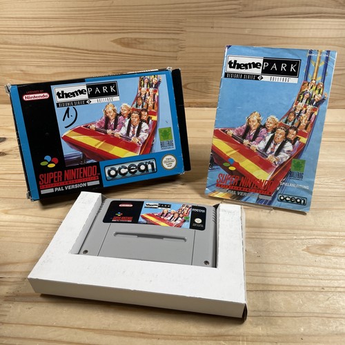 Snes spiel theme park - theme, •