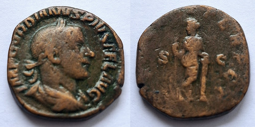 Dupondius gordian iii pius - gordian,