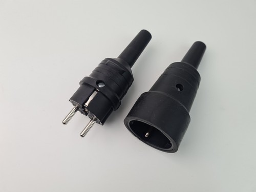 Gummi schuko stecker - gummi, &