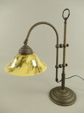Tischlampe Antik Bankerlampe