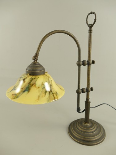 Tischlampe antik bankerlampe - tischlampe,