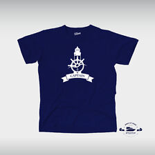  CAPTAIN Boot Schiff Kapitän Crew maritim Sportboot Boot T-Shirt