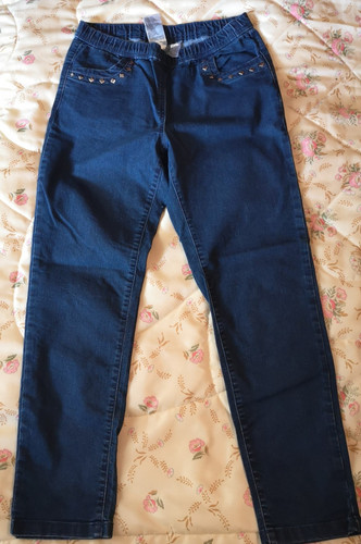Jeans mit gummizug bund - im,