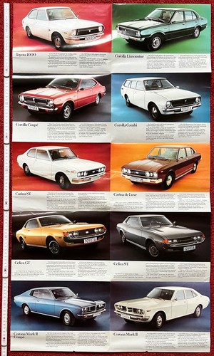 Toyota modellprogramm 1975 - modellprogramm,