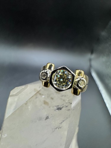 Eleganter bicolor ring 18 - eleganter,