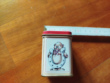 Dose Teedose klein mini Teddy Geschenkdose Schmuckdose Metall retro vintage