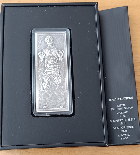 Han solo carbonite 1oz - han, in
