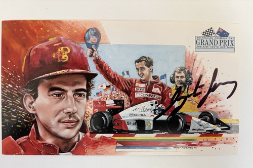 Ayrton senna signiert 1991 - signiert,