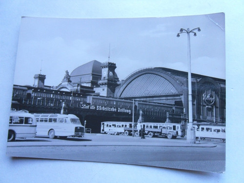 Dresden bahnhof vorplatz - ak,