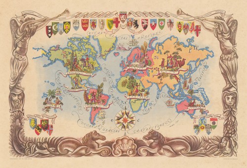 Bildkarte der welt - bildkarte, von