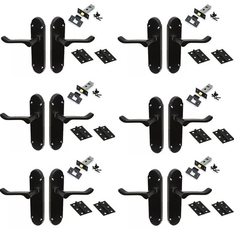 Komplettes türdrücker 6er - komplettes,