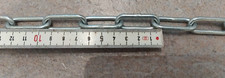 Stahlkette Rundstahlkette 4mm 6 x ca. 1,75 m langgliedrig 40 x 15 mm verzinkt
