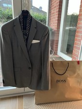 HUGO BOSS Anzug (Jacket, Hose, Krawatte & Einstecktuch)