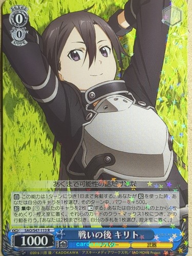 Weiss schwarz sword art - weiss,
