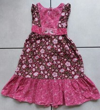 Tolles H&M Feinkordkleid Gr. 122  Folklore Stickerei