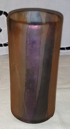 Zylindrische glas vase - zylindrische,