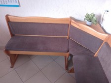 Truhen Eckbank Erle Farbend Kiefer Massiv