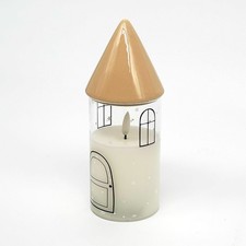 ELAMBIA LED-Glaskerze Turmform