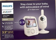 Philips AVENT SCD891/26 Philips Babyphone mit Kamera Premium 3.5" Display, x4 Zo