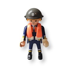 Playmobil Figur Mann Helfer Rettungsdienst DLRG Schwimmweste Polizei