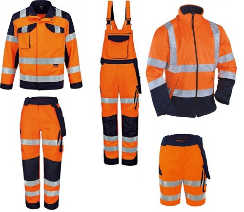 Warnschutz latzhose bundhose - warnschutz,