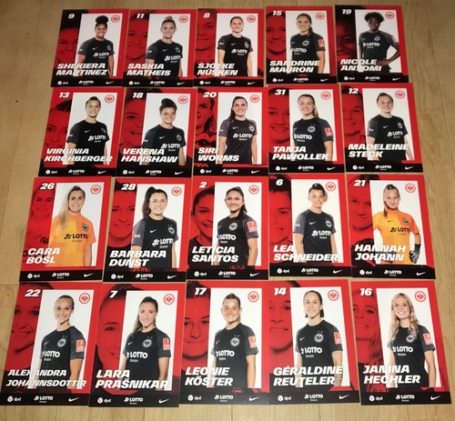 Autogrammkarten eintracht - autogrammkarten,
