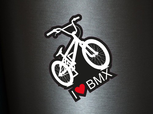 Aufkleber love bmx - love,