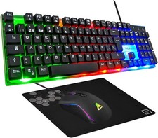 G-Lab Combo Yttrium - Gaming Tastatur und Maus Set, ohne Mauspad B-WARE
