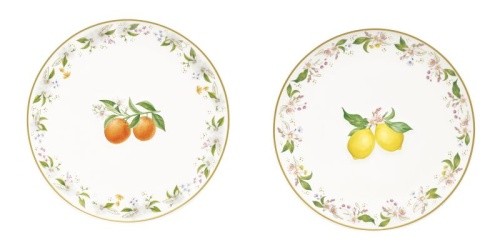 Porzellan teller set fancy - set, "fancy